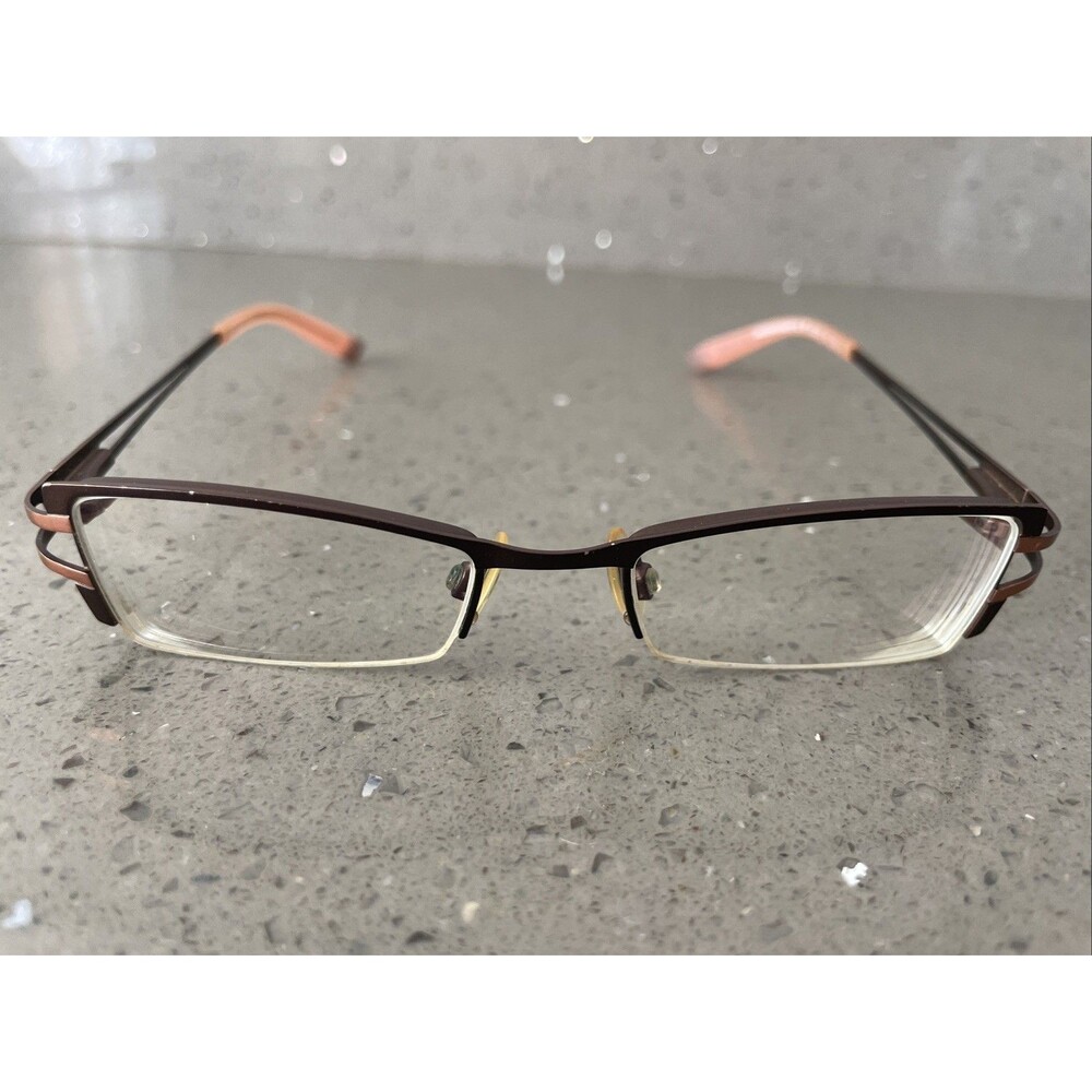 Eschenbach HUMPHREY'S H 582020 60-130 Eyeglasses Half rim bronze brown rectangle